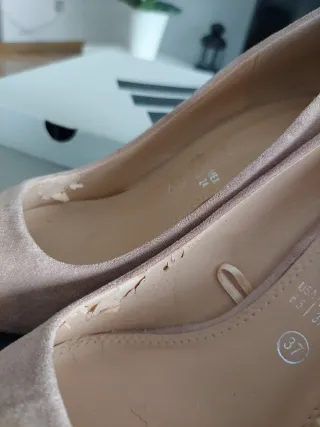 Zapatos de tacón rosa palo Tacon 9 cm