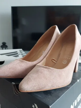 Zapatos de tacón rosa palo Tacon 9 cm