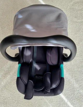Silla de coche para bebé negra