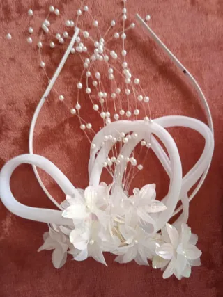 Vestido de comunión talla 5 blanco