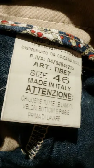 Pantaloni Liu Jo uomo beige. Taglia 46