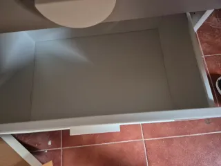 Armario infantil blanco y gris