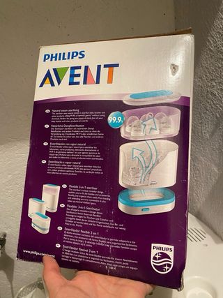 Esterilizador Philips Avent + calienta biberones.
