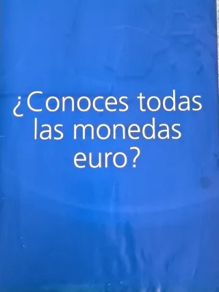 POSTER MONEDAS EURO 12 PAISES BANCO DE ESPAÑA 2002