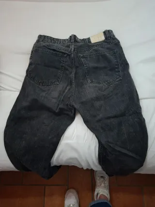 Jeans neri effetto stone washed