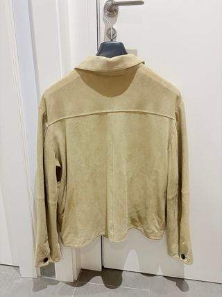 Chaqueta Massimo Dutti Ante Beige Talla M