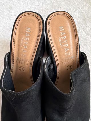 Zapatos Marypaz Tacón Negro Talla 37