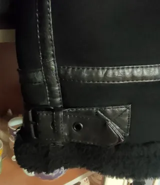 Cazadora Piel Hombre Negra