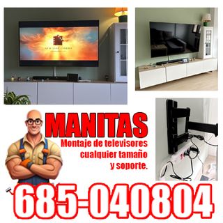 Instalación Soporte TV - Manitas