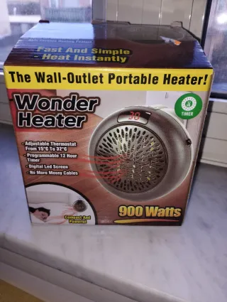 Termoventilatore da presa Wonder Heater 900W