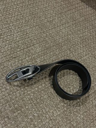 Cinturón Diesel Mujer Hebilla Plateada