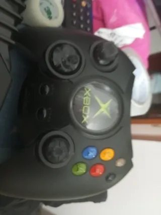 Xbox Clásica Negra con Juegos