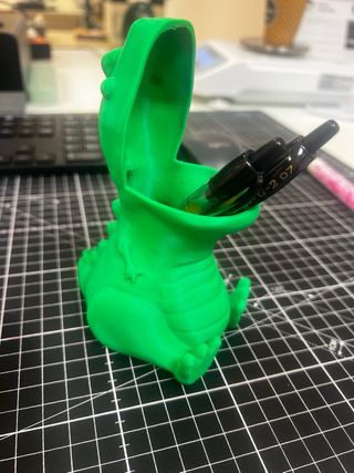 Lapicero Dinosaurio 3D Verde
