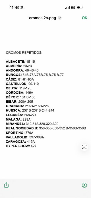 Intercambio Cromos Liga Hypermotion 25/26