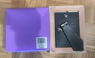 Portafotos decorativos metal y plástico