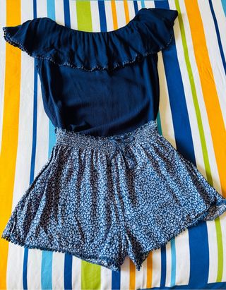 Conjunto Top y Shorts Estampados