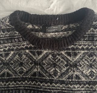 Jersey Zara Talla M Estampado Étnico
