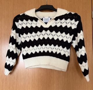 Jersey Zara Negro y Blanco