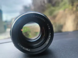 Objetivo Konica Hexanon 57mm f/1.4