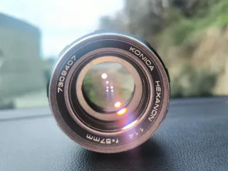 Objetivo Konica Hexanon 57mm f/1.4