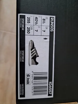 Zapatillas Adidas Mujer Talla 40 Negras/Grises