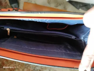 Bolso de hombro y bandolera naranja