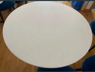 Mesa redonda Ikea DOCKSTA blanca