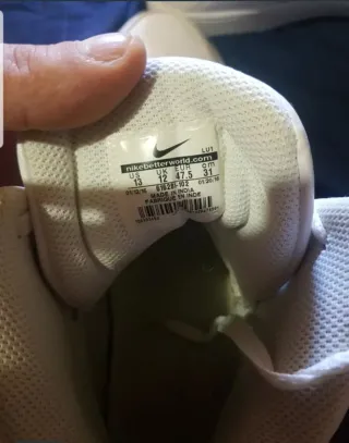 Nike Bambas original Talla 47.5 Blancas