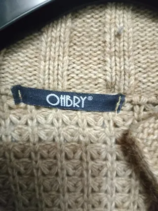 Cardigan vintage uomo marrone/beige