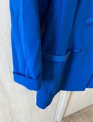 Giacca donna blu elettrico