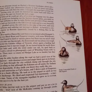 Libro diarios de viaje de Peter Scott (Inglés)