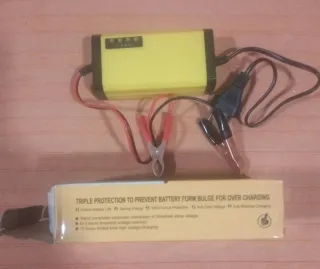 Cargador Inteligente Batería Coche 12V 2A-3A