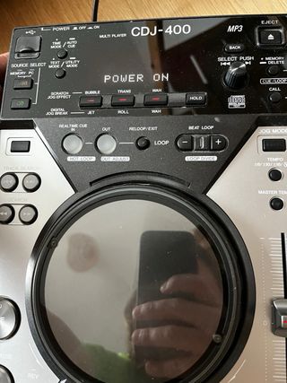 Pioneer CDJ-400 Reproductor DJ Plata