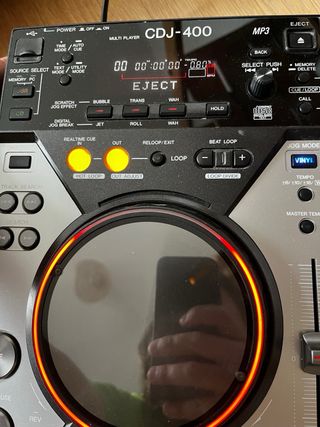 Pioneer CDJ-400 Reproductor DJ Plata