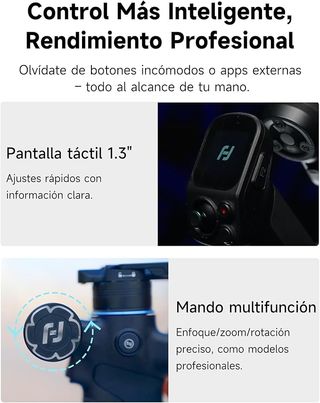 Estabilizador Gimbal 3 Ejes Seguimiento IA