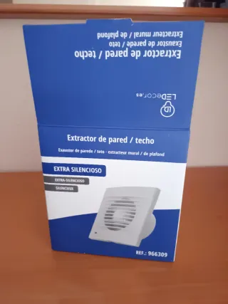 Extractor de pared/techo silencioso