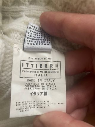 Jersey Dolce & Gabbana cuello alto beige Talla L