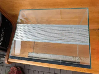 Terrario cristal 40x30x30 puertas correderas