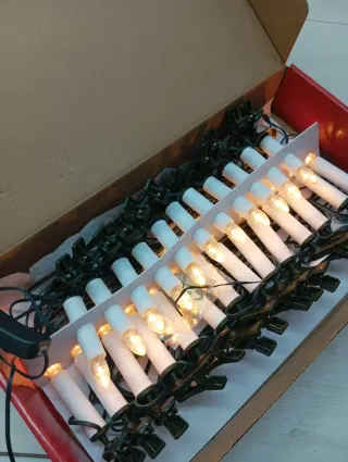 Velas luminosas para navidad