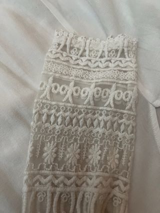 Blusa Mango Encaje Talla XS