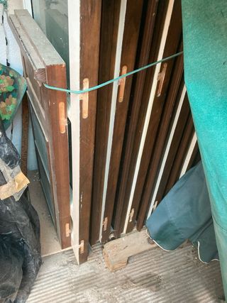 Ventanas madera climalit casi nuevas