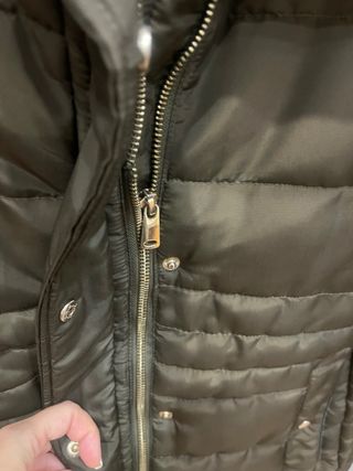 Plumas verde Lefties con capucha