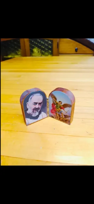Cofanetto sacro Padre Pio e San Michele
