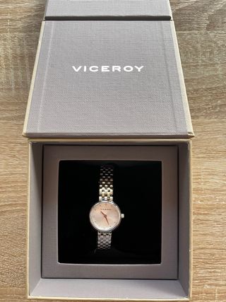 Reloj Viceroy Mujer Plata y Blanco