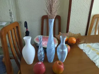 Floreros y jarrones 3D (plástico)