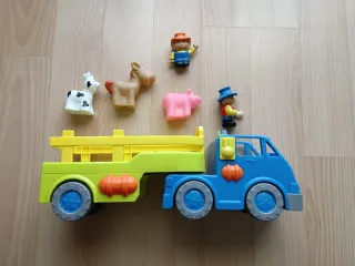 Camión Granja con 5 Figuras -leer-