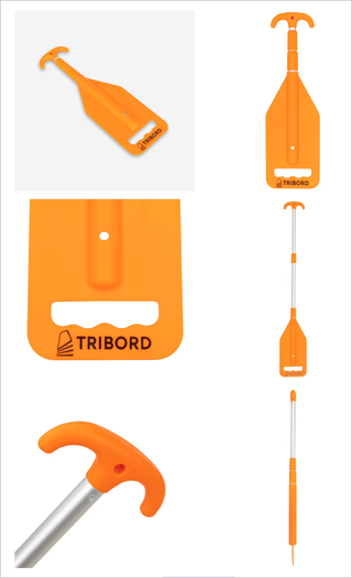Remo Telescópico Tribord Decathlon Naranja