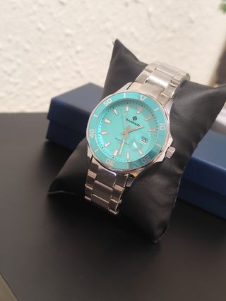 Reloj BANGWEI Hombre Esfera Turquesa