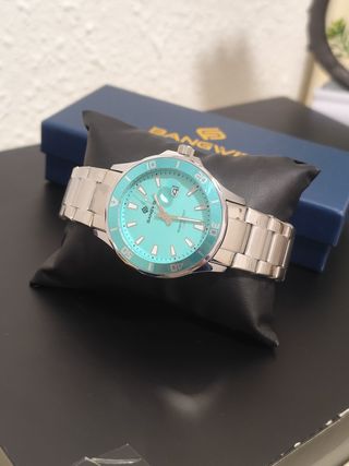 Reloj BANGWEI Hombre Esfera Turquesa