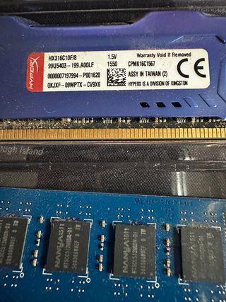 16GB (2x8GB) RAM HyperX Fury DDR3